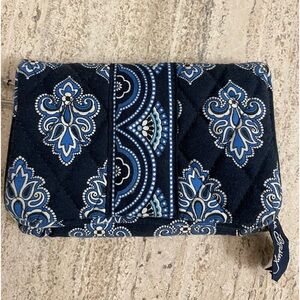 Vera Bradley TriFold Wallet Card Holder Calypso Pattern Retired 2009 Coin Purse